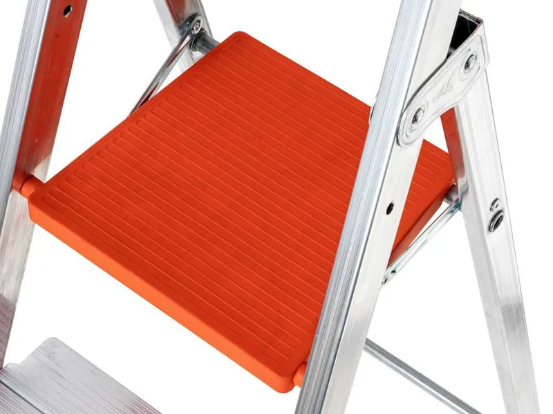 Gierre Stabila AL720DS - 5 marches, 1,71 m - Échelle en aluminium avec tréteau