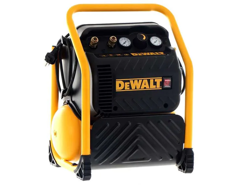 DEWALT DPC10QTC-QS - Compresseur d'air électrique compact portatif monophasé, oil-less - Motore 1.5 CV - 9.4 L