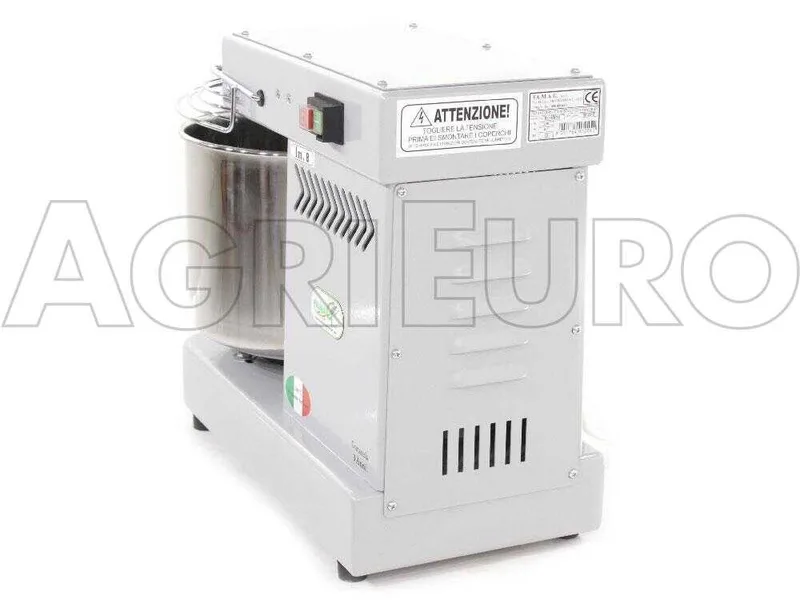 Pétrin à spirale électrique Famag IM 8 avec capacité de pétrissage de 8 KG - Gris