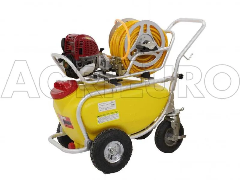 Pompe agricole thermique à chariot en aluminium GeoTech SP 1050 4S ALU - 4 temps à essence