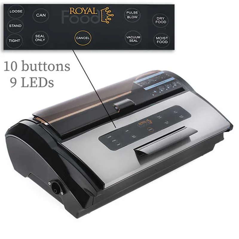 Royal Food RSV 3700 Super - Machine sous vide - Barre de soudure de 35 cm