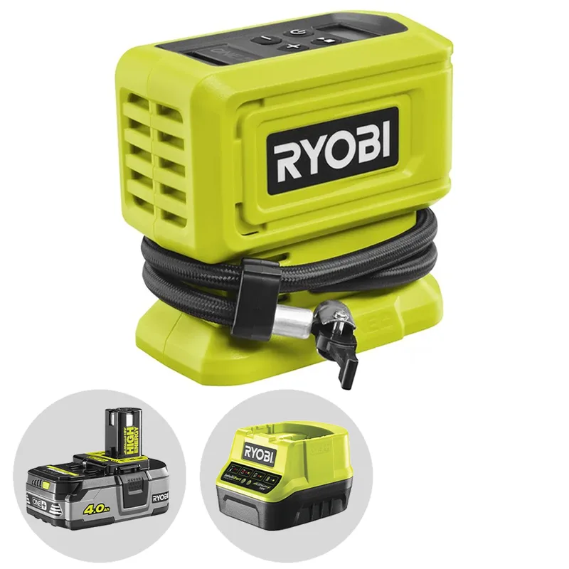 Ryobi RPI 18-0 - Compresseur portable à batterie - 18V - 4Ah