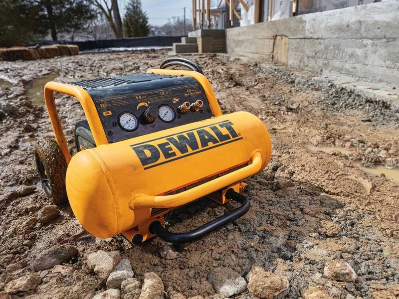 DeWalt DPC17PS-QS - Compresseur d'air électrique portatif monophasé, oil-less - Moteur 2.5 CV - 17 L