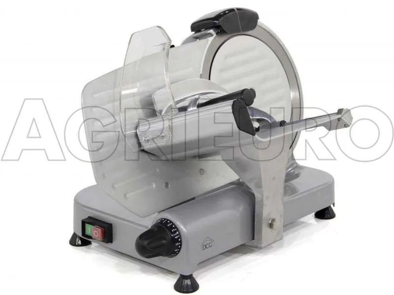 DCG AS2495 -Trancheuse avec lame de 250mm inox - Corps en aluminium moulé sous pression - 300W