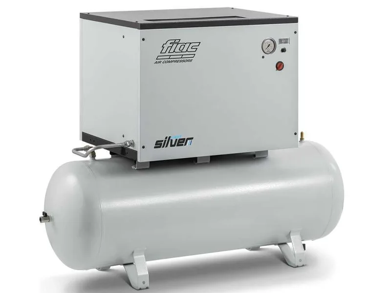 Fiac Light Silver LS 6-200 10 400/50 CE - Compresseur triphasé à vis silencieux - Moteur 6 CV