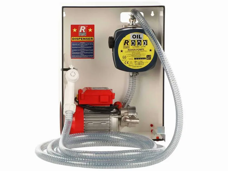 Rover Dispenser Novax OIL - Pompe électrique de transfert en alliage anticorrosion pour huile - 0,6 CV