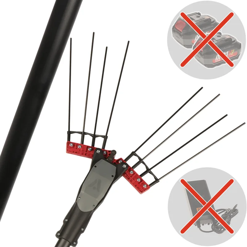 Lisam Imola GP - Peigne vibreur électrique à batterie - Perche fixe de 220 cm