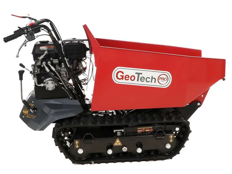 Brouette à chenilles GeoTech Pro GeoPorter H-540D Hydro - Caisson dumper hydraulique 500Kg