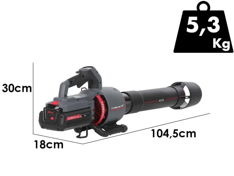 MOVA GB628 - Souffleur à batterie - 60 V/5 Ah