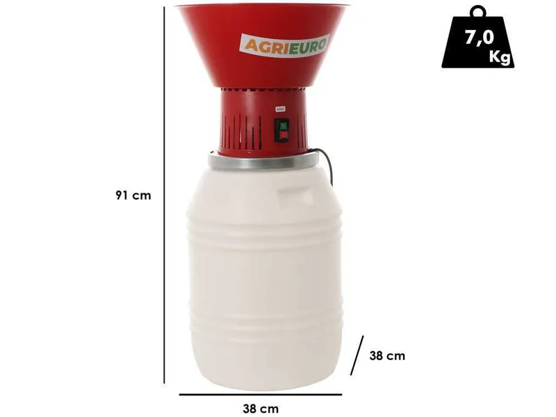 Moulin Agrieuro AG003 - moulin à céréales - moteur électrique 1120W