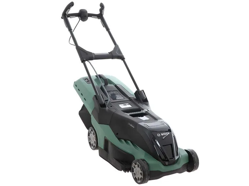 Tondeuse électrique 2 batteries 2 Ah au lithium BOSCH AdvancedRotak 36-660 - Bac de ramassage