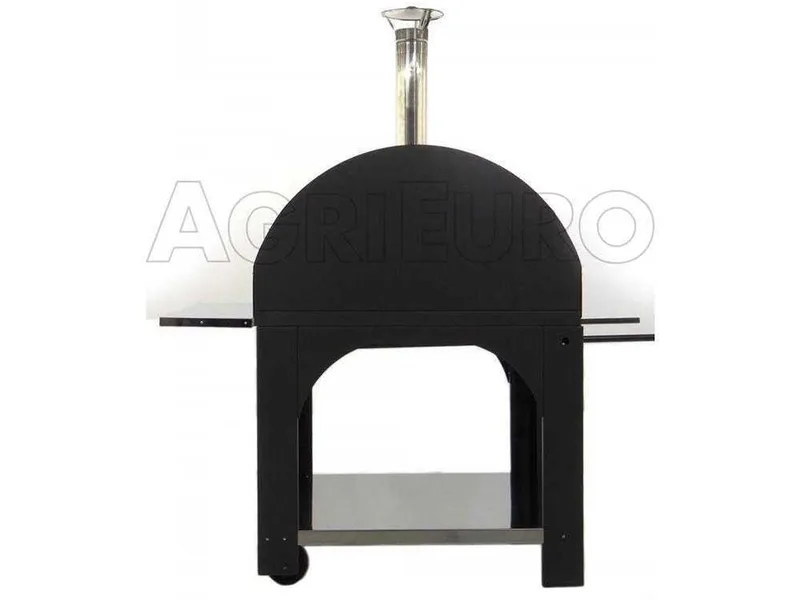 AgriEuro Cibus Red - Four à bois pour pizza d'extérieur 100x80 Cibus Red - 5 pizzas