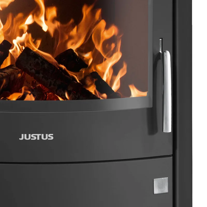 Justus Agero 2.0 Poêle à bois Acier Noir