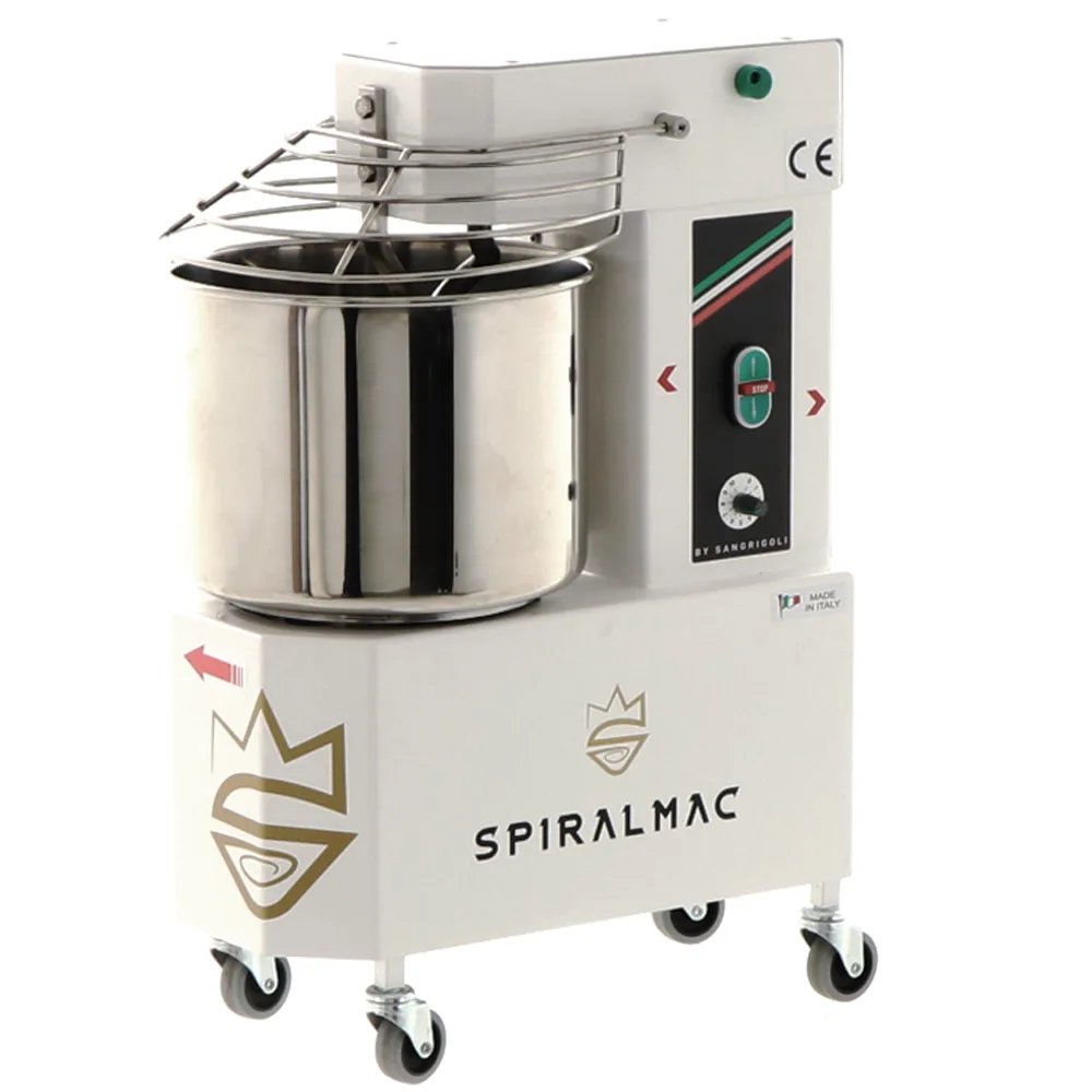 Pétrin à spirale spiralmac SV8 royal hh - Capacité de pâte 8 Kg - 10 vitesses