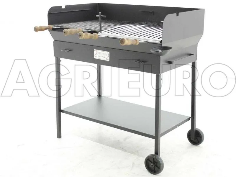 Cruccolini Party - Barbecue à bois et charbon en fer artisanal