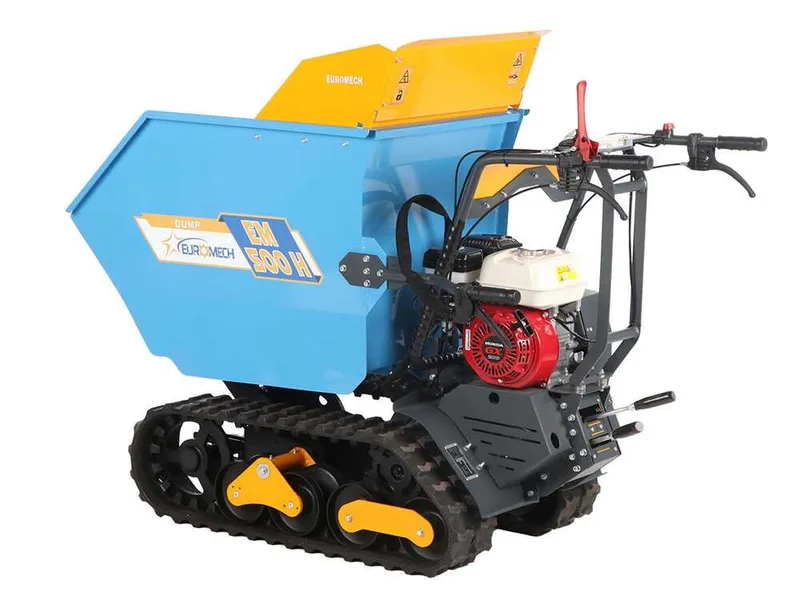 EuroMech EM500H-Dumper - Brouette à chenilles - Benne Dumper - Charge 500 Kg