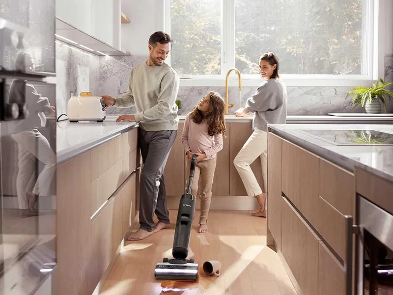 Tineco Floor One S7 Premium - Nettoyeur de sols à batterie smart - 3 en 1 : lave, sèche et aspire