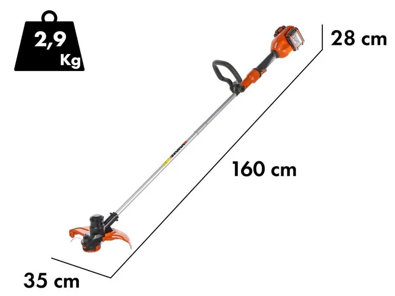 Worx WG183E - Débroussailleuse à batterie - 40V - 2x20/2Ah