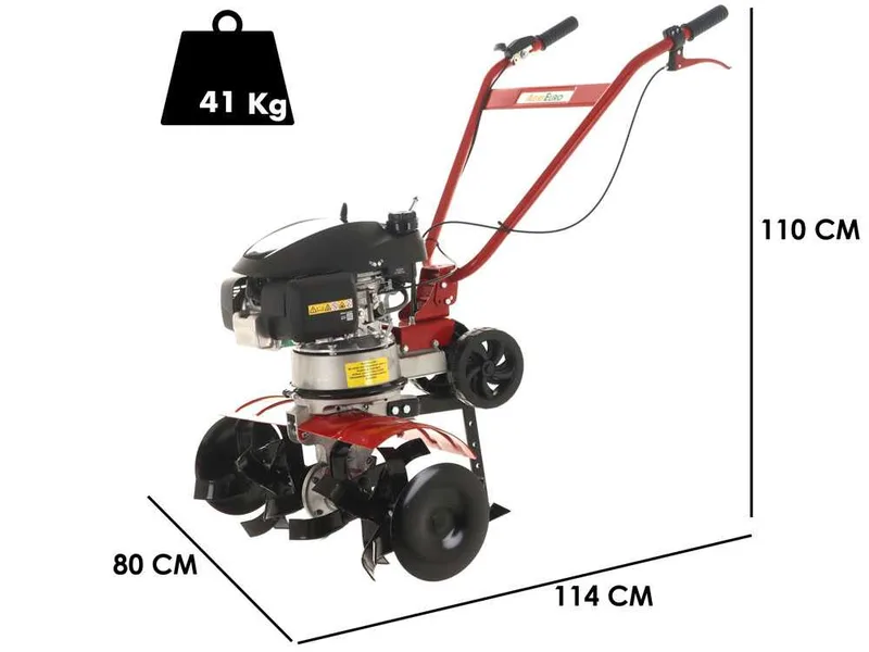 Motobineuse Rotalux 52A H55 avec farise 75 cm - Moteur Honda de 163 cm3 - 1 vitesse avant