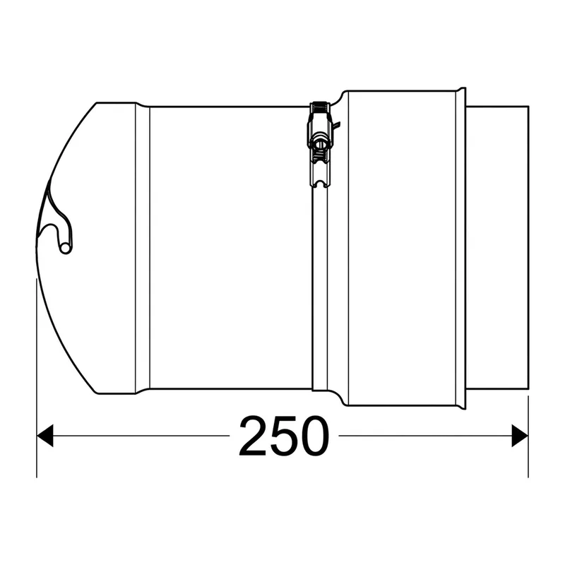 Schiedel Manchon de raccordement enfichable Ø 130 mm pour PPL Ø 120 mm