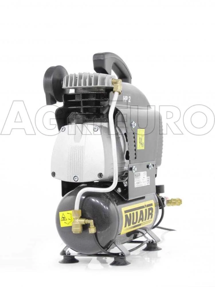 Nuair FC 2/6 - Compresseur électrique portatif monophasé - Moteur 2 CV - 6 L