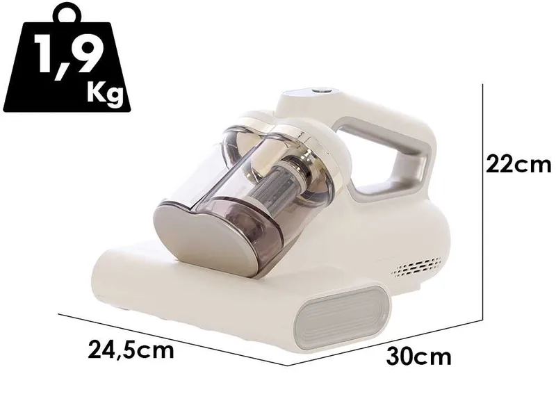 MOVA D10 Max VIM – Aspirateur anti-acariens pour matelas avec lumière UV – 450 W