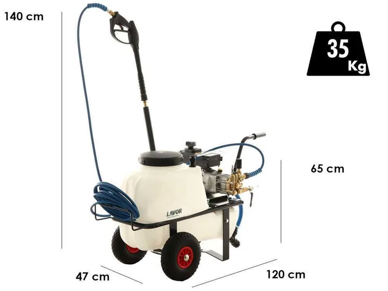Groupe de pulvérisation nébuliseur Lavor CRL 50 MISTING - moteur monophasé électrique