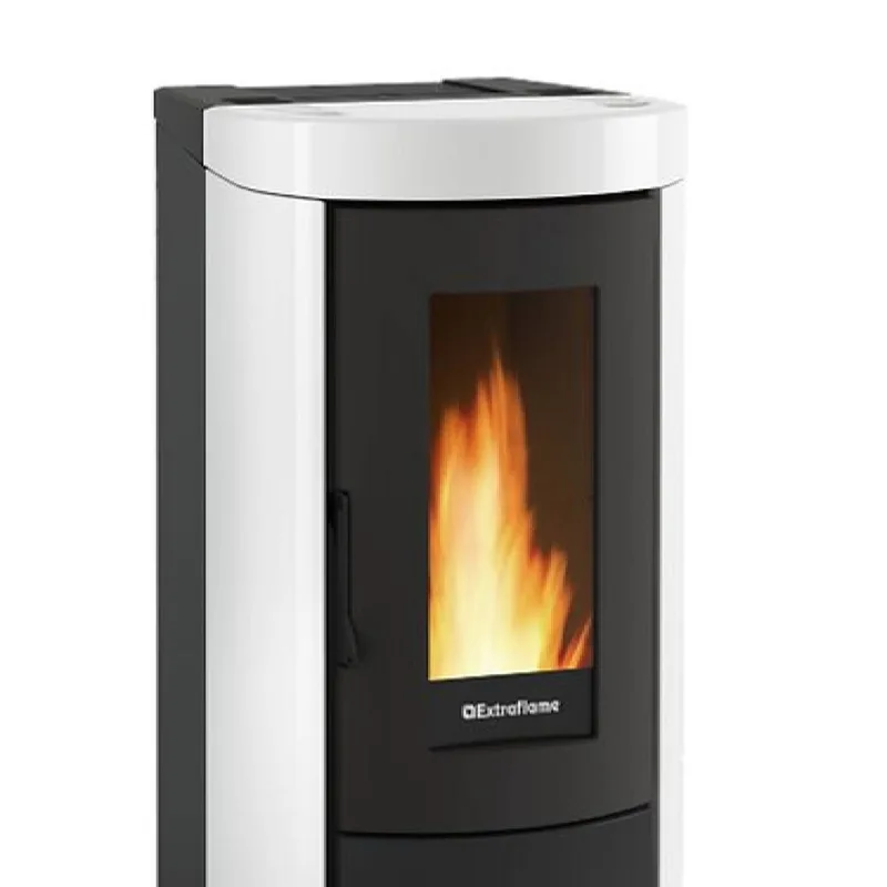 Extraflame mietta evo - Blanc poêle à granulés evolution line