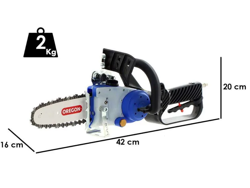 Élagueuse pneumatique à chaîne Paterlini Jack 8'' - 1/4 - pour la taille