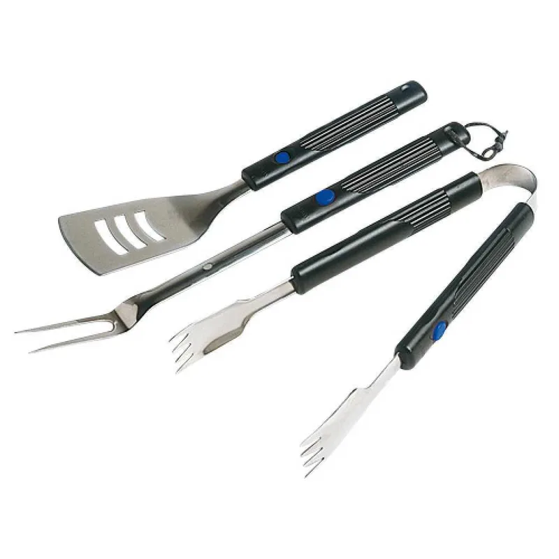 Set ustensiles barbecue extensibles en bakélite