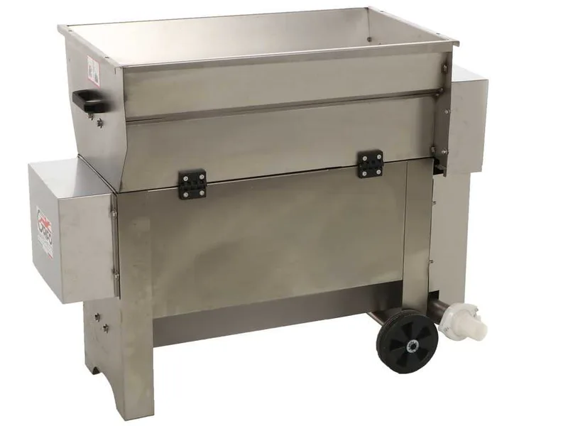 Grifo DVEP20IR - Égrappoir électrique INOX avec pompe à rouleaux - Protections incluses