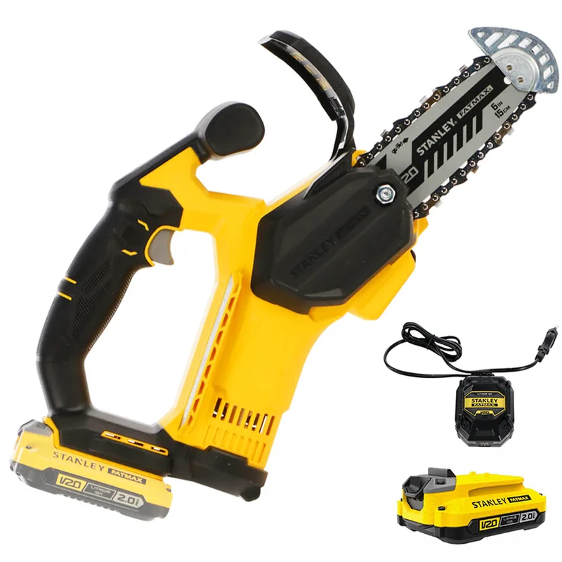 Stanley Fatmax SFMCPS415 - Tronçonneuse de taille à batterie - 20 V 2 Ah - Lame 15 cm