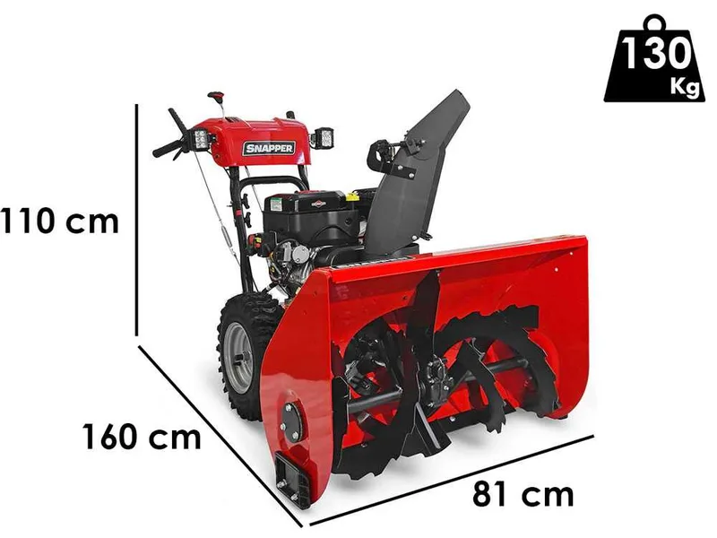 Snapper H1732ES - Fraise à neige thermique - B&S 1650 Snow