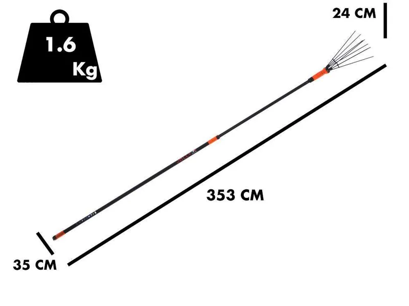 Jolly V34 - Peigne vibreur électrique à batterie - 170 / 310cm