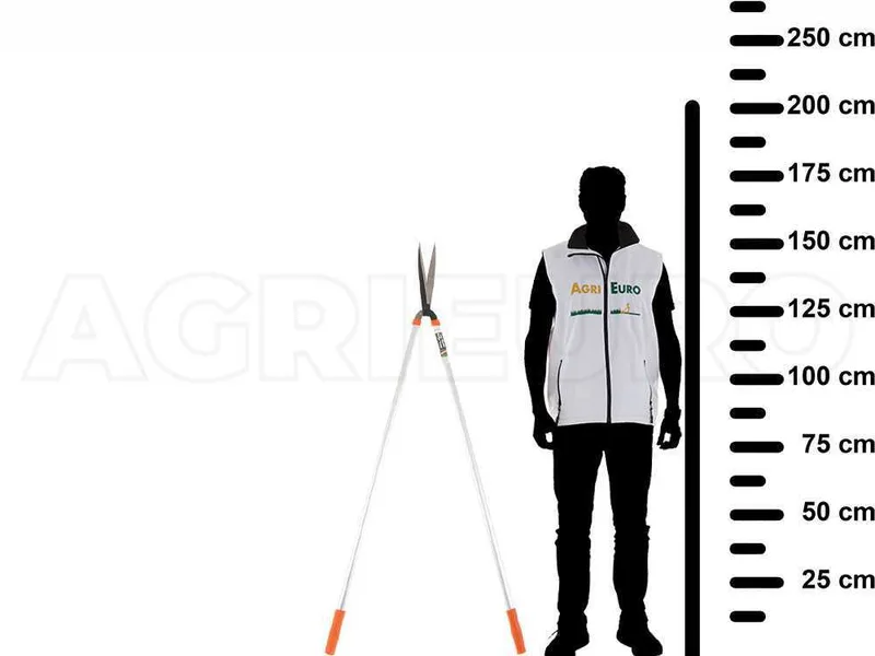 GeoTech FS-160L - Cisaille taille-haie manuelle avec long manche