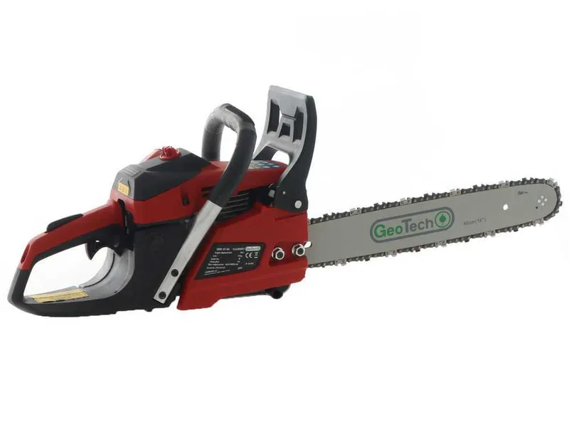 GeoTech GMS 37-40 - Tronçonneuse de taille thermique - Barre de 40 cm