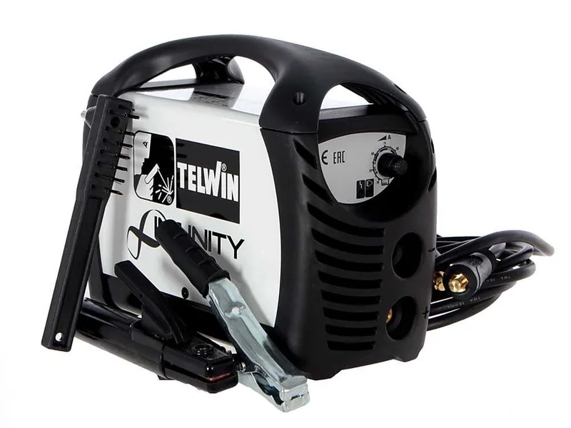 Poste à souder inverter à électrode en courant continu Telwin Infinity 150 - 130 A - avec Kit