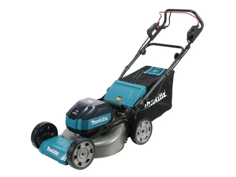 Makita LM004JB101 - Tondeuse à batterie - Coupe de 53 cm - Bac de 70 L - 64V 10Ah