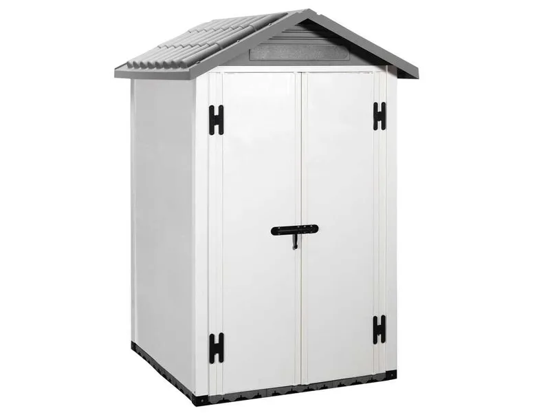 Garofalo Urban 120 - Abri de jardin - Avec porte à double battant - 122,5 x 122,5 x 214 cm