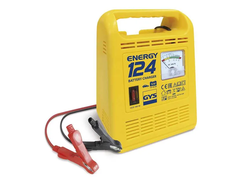 GYS Energy 124 - Chargeur de batterie - Batteries 12 V de 10 à 45 Ah