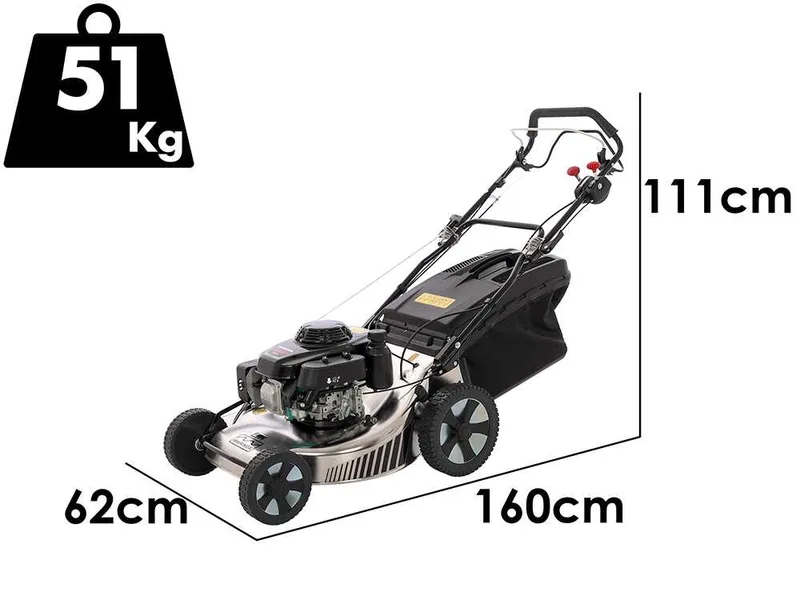 Marina Systems MX 57 SH 3V - Tondeuse à gazon thermique tractée - Moteur thermique Honda GXV 160
