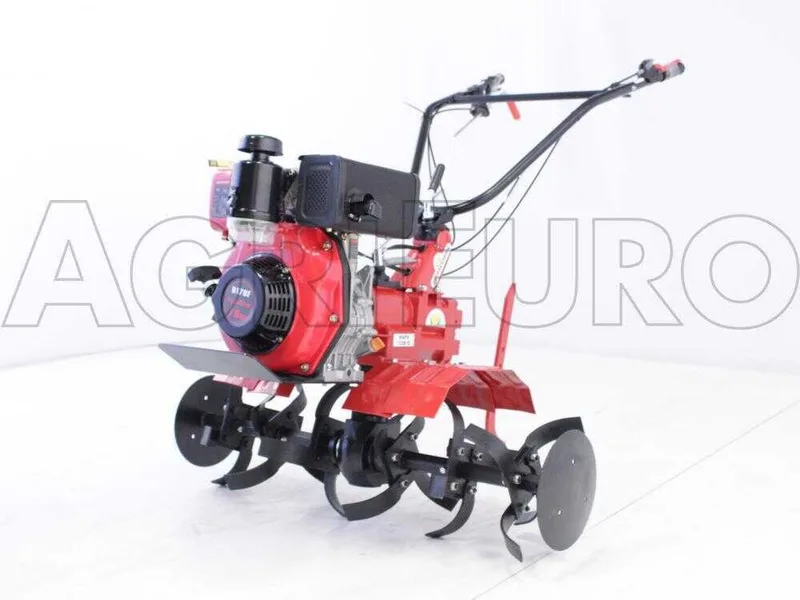 Eurosystems Euro 102 -Motobineuse diesel 7 CV - Moteur Excalibur 296 cm3