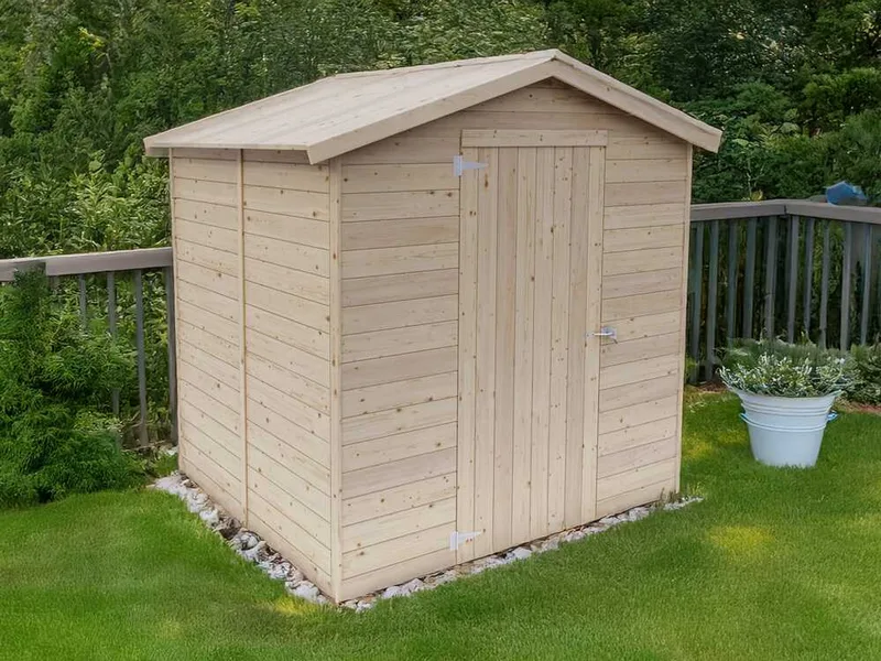 Alce Stefy 200x167 - Abri de jardin en bois - 200x167x214 cm