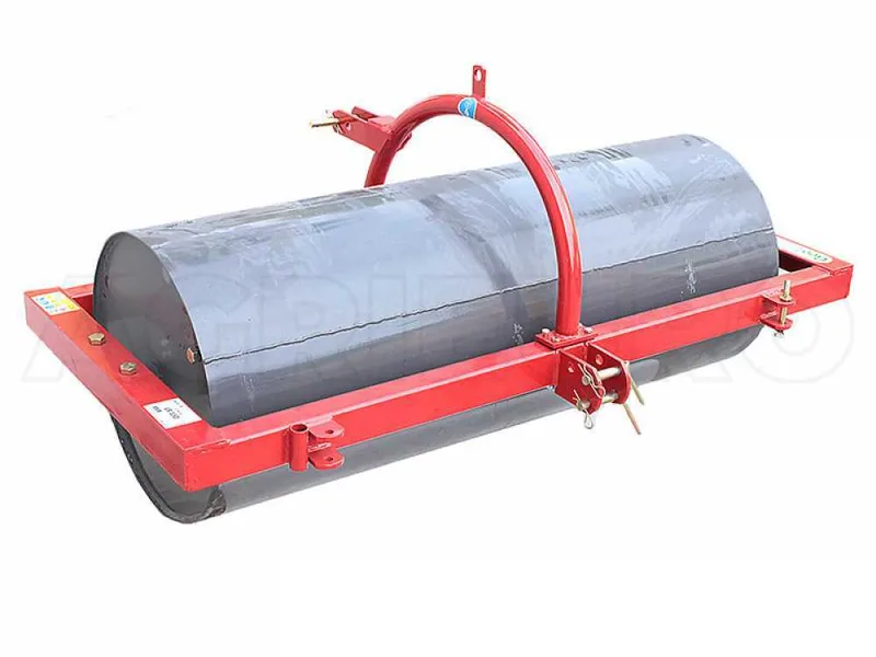 Rouleau compacteur agricole à tracteur GeoTech LR150, barre d'attelage + attache 3 points