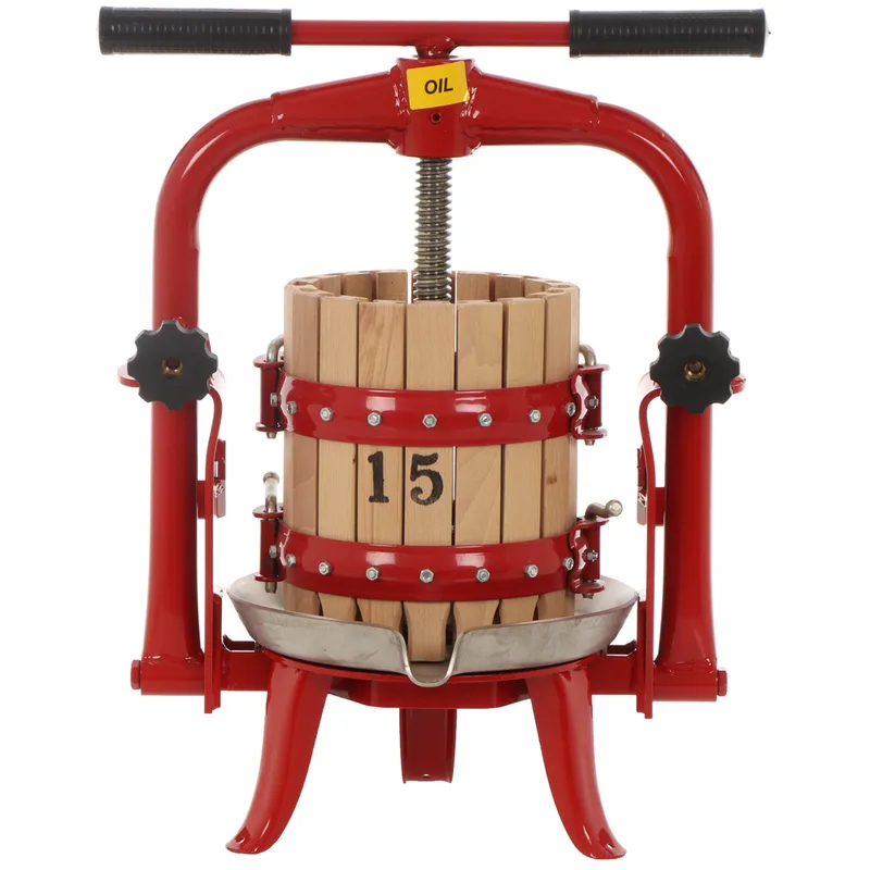 Baesso F15 - Pressoir à vis pour fruits et légumes 6 L – Cage en bois