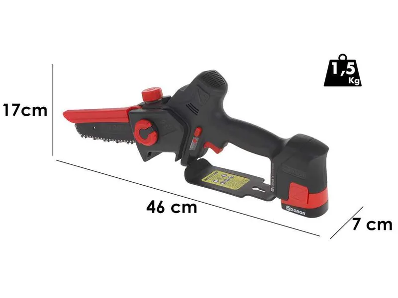 Zanon ZP 120 - Élagueuse électrique à batterie - 2x 16,8V 2,5Ah