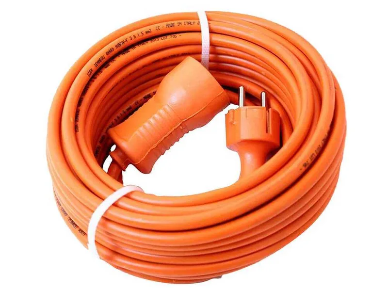 Câble électrique de 25m 3 fils de cuivre de 1,5mm de section