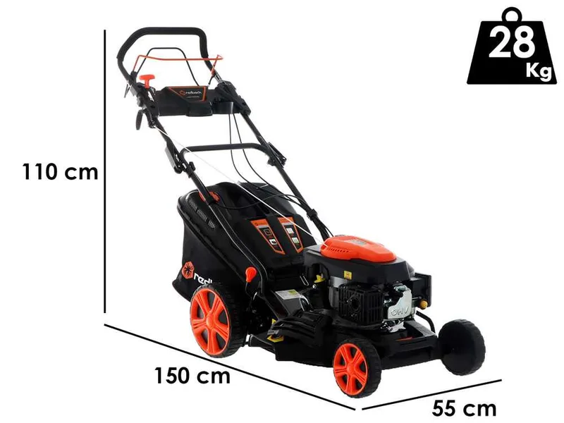 Redback S463VHY-T6 - Tondeuse à gazon tractée - 4 en 1 - Coupe 45 cm