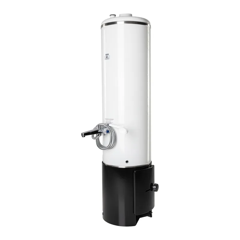 Wittigsthal Chauffe-bain sans pression 100L complet – chauffe-eau blanc, foyer noir, MB