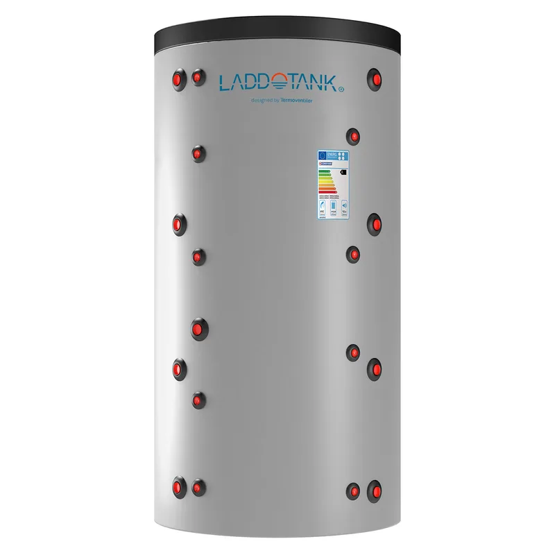 Termoventiler réservoir tampon Laddotank Puffer 2 500 (478 litres) avec 2x échangeur de chaleur solaire